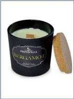 Świeczka sojowa Bergamot czarna 135g. Wydawca: Pavoncella. SmakLiter.pl Opakowanie Świeczka sojowa Bergamot czarna 135g