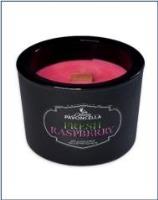 Świeczka sojowa Fresh Raspberry czarna 170g. Wydawca: Pavoncella. SmakLiter.pl Opakowanie Świeczka sojowa Fresh Raspberry czarna 170g