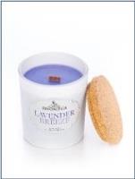 Świeczka sojowa Lavender Breeze biała 135g. Wydawca: Pavoncella. SmakLiter.pl Opakowanie Świeczka sojowa Lavender Breeze biała 135g