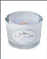 Świeczka sojowa Lavender Breeze biała 170g. Wydawca: Pavoncella. SmakLiter.pl Opakowanie Świeczka sojowa Lavender Breeze biała 170g