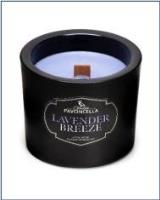 Świeczka sojowa Lavender Breeze czarna 170g. Wydawca: Pavoncella. SmakLiter.pl Opakowanie Świeczka sojowa Lavender Breeze czarna 170g