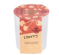Świeczka sojowa Powąchaj mnie Cherry biały 130ml. Wydawca: Pavoncella. SmakLiter.pl Opakowanie Świeczka sojowa Powąchaj mnie Cherry biały 130ml