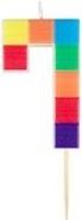 Opakowanie Świeczka urodzinowa 7 klocki 7cm