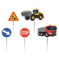 Opakowanie Świeczki figurki Construction Party 5szt.