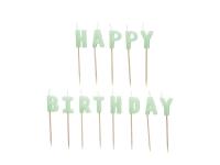 Opakowanie Świeczki Happy Birthday 2,5cm 13szt