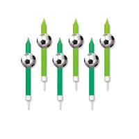 Opakowanie Świeczki urodzinowe 7cm 6szt Piłka