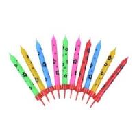 Opakowanie Świeczki urodzinowe w kwiaty 10szt