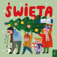 Okładka książki Święta. Książka z okienkami