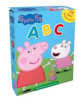 Świnka Peppa. ABC. Karty edukacyjne w pudełku. Autor: Monika Kiersnowska. SmakLiter.pl Okładka książki Świnka Peppa. ABC. Karty edukacyjne w pudełku