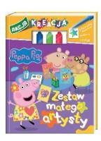 Okładka książki Świnka Peppa. Akcja Kreacja. Zestaw małego artysty
