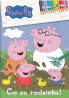 Opakowanie Świnka Peppa. Dodaj kolorów. Co za rodzinka!