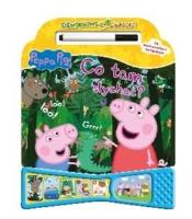 Okładka książki Świnka Peppa. Dźwiękowe zagadki. Co tam słychać