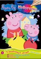 Okładka książki Świnka Peppa Kolorowe zdrapki cz.1