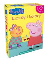 Świnka Peppa. Liczby i kolory. Karty edukacyjne. Autor: Monika Kiersnowska. SmakLiter.pl Okładka książki Świnka Peppa. Liczby i kolory. Karty edukacyjne