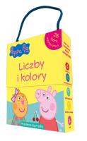 Świnka Peppa. Liczby i kolory. Autor: Monika Kiersnowska. SmakLiter.pl Okładka książki Świnka Peppa. Liczby i kolory