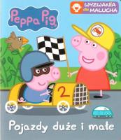 Świnka Peppa. Wyzwania dla malucha. Pojazdy duże... Autor:   Praca zbiorowa. SmakLiter.pl Okładka książki Świnka Peppa. Wyzwania dla malucha. Pojazdy duże..