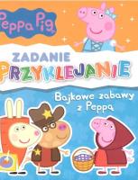 Okładka książki Świnka Peppa. Zadanie przyklejanie. Bajkowe zabawy