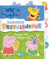 Świnka Peppa. Zadanie przyklejanie. Pobaw się z.... Autor:   Praca zbiorowa. SmakLiter.pl Okładka książki Świnka Peppa. Zadanie przyklejanie. Pobaw się z...