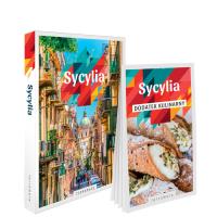Sycylia przewodnik z dodatkiem kulinarnym. Autor: Adamczyk Karolina. SmakLiter.pl Okładka książki Sycylia przewodnik z dodatkiem kulinarnym