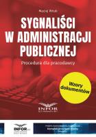 Sygnaliści w administracji publicznej. Autor: Maciej Wnuk. SmakLiter.pl Okładka książki Sygnaliści w administracji publicznej