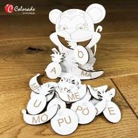 Opakowanie Sylabowe zwierzaki - małpka sylabowa