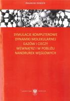 Symulacje komputerowe dynamiki molekularnej.... Autor: Zbigniew Dendzik. SmakLiter.pl Okładka książki Symulacje komputerowe dynamiki molekularnej...