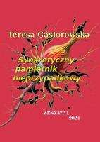 Synkretyczny pamiętnik nieprzypadkowy. Autor: Teresa Gąsiorowska. SmakLiter.pl Okładka książki Synkretyczny pamiętnik nieprzypadkowy