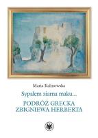 Sypałem ziarna maku…. Autor: Kalinowska Maria. SmakLiter.pl Okładka książki Sypałem ziarna maku…