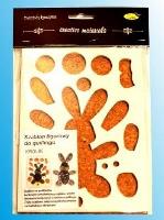 Opakowanie Szablon figurowy do quillingu królik 14.5x19cm