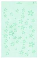 Opakowanie Szablon Silhouette Kwiaty