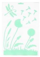 Opakowanie Szablon Silhouette Mniszek lekarski