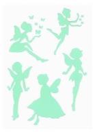 Opakowanie Szablon Silhouette Wróżki