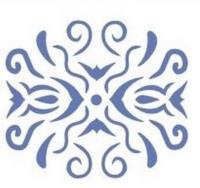Opakowanie Szablon zmywalny ornament 12x15cm 0,5mm