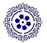 Opakowanie Szablon zmywalny ornament 20x30cm