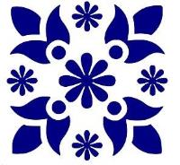 Opakowanie Szablon zmywalny ornament 20x30cm