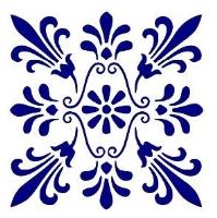 Opakowanie Szablon zmywalny ornament A4 20x30cm