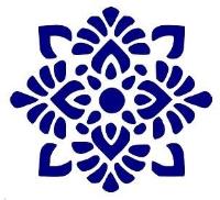 Opakowanie Szablon zmywalny ornament A4 20x30cm