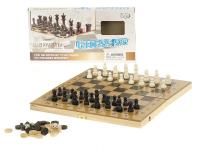 Szachy drewniane 2w1. Wydawca: ADAR. SmakLiter.pl Opakowanie Szachy drewniane 2w1