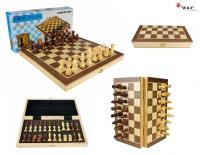 Szachy drewniane magnetyczne premium 29,5*29,5cm. Wydawca: W&K. SmakLiter.pl Opakowanie Szachy drewniane magnetyczne premium 29,5*29,5cm