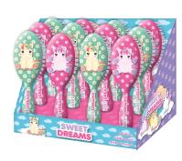 Opakowanie Szczotka do włosów Sweet Dreams jednorożec KL10531 mix wzorów 1 szt.