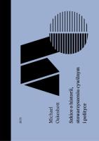 Okładka książki Szkice o historii, stowarzyszeniu cywilnym i polityce