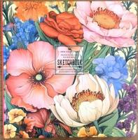 Szkicownik 200x200 24K gładki Kwiaty. Wydawca: Fresh. SmakLiter.pl Opakowanie Szkicownik 200x200 24K gładki Kwiaty