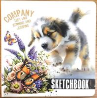 Szkicownik 200x200 24K gładki Piesek. Wydawca: Fresh. SmakLiter.pl Opakowanie Szkicownik 200x200 24K gładki Piesek