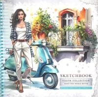 Opakowanie Szkicownik 200x200/40K gładki Kobieta FRESH