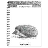 Szkicownik A4/50K gładki na spirali - Jeż. Wydawca: Narcissus. SmakLiter.pl Opakowanie Szkicownik A4/50K gładki na spirali - Jeż