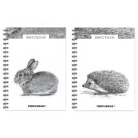 Szkicownik A4/50K gładki na spirali mix. Wydawca: Narcissus. SmakLiter.pl Opakowanie Szkicownik A4/50K gładki na spirali mix