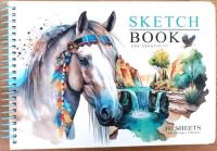 Opakowanie Szkicownik A5/60K gładki Koń