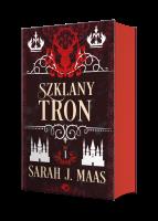 Szklany tron T.1. Autor: Maas Sarah. SmakLiter.pl Okładka książki Szklany tron T.1
