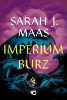 Szklany Tron T.5 Imperium burz. Autor: Sarah J. Maas. SmakLiter.pl Okładka książki Szklany Tron T.5 Imperium burz