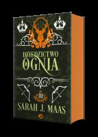 Szklany tron Tom 3 Dziedzictwo ognia. Autor: Maas Sarah. SmakLiter.pl Okładka książki Szklany tron Tom 3 Dziedzictwo ognia
